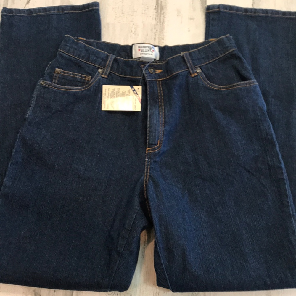 NWT Main Street blues stretch jeans size 12W